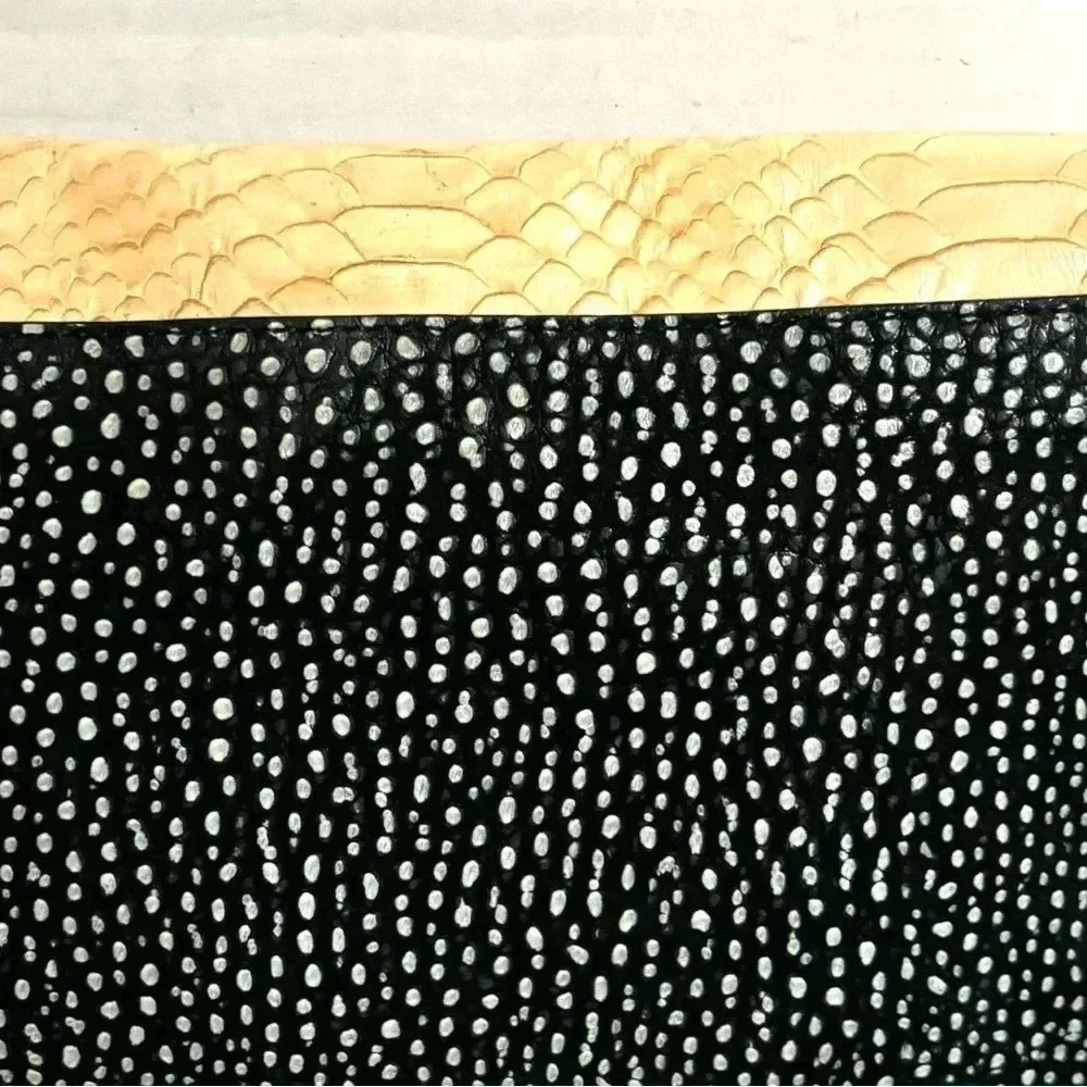 Loefffler Randall python embossed leather crossbo… - image 10